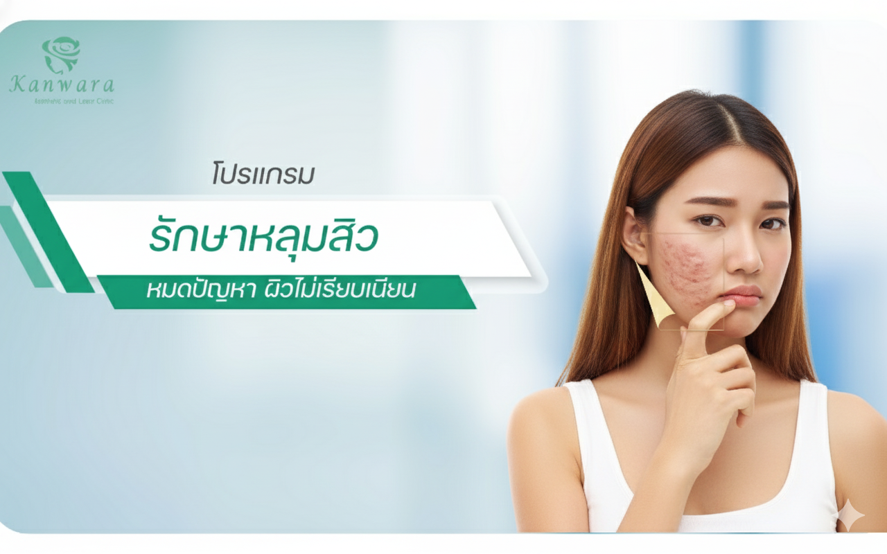 หลุมสิว rolling scar